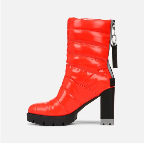 NEW NATURALIZER Crosswalk Booties with  leg warmers in  Poppy Red 1225 6t3 - Picture 4 of 13